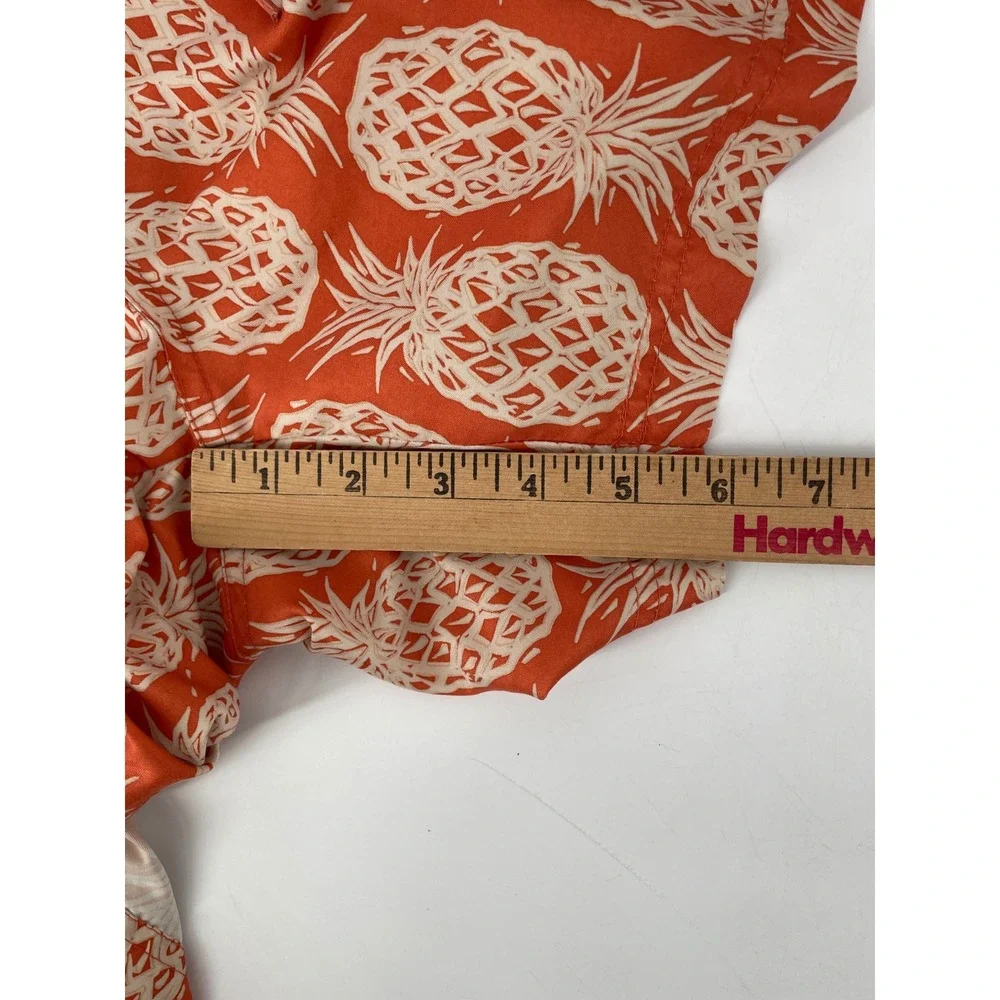 Ocean Pacific Swim Trunks Mens Large Orange Pineapple Print Board Shorts
